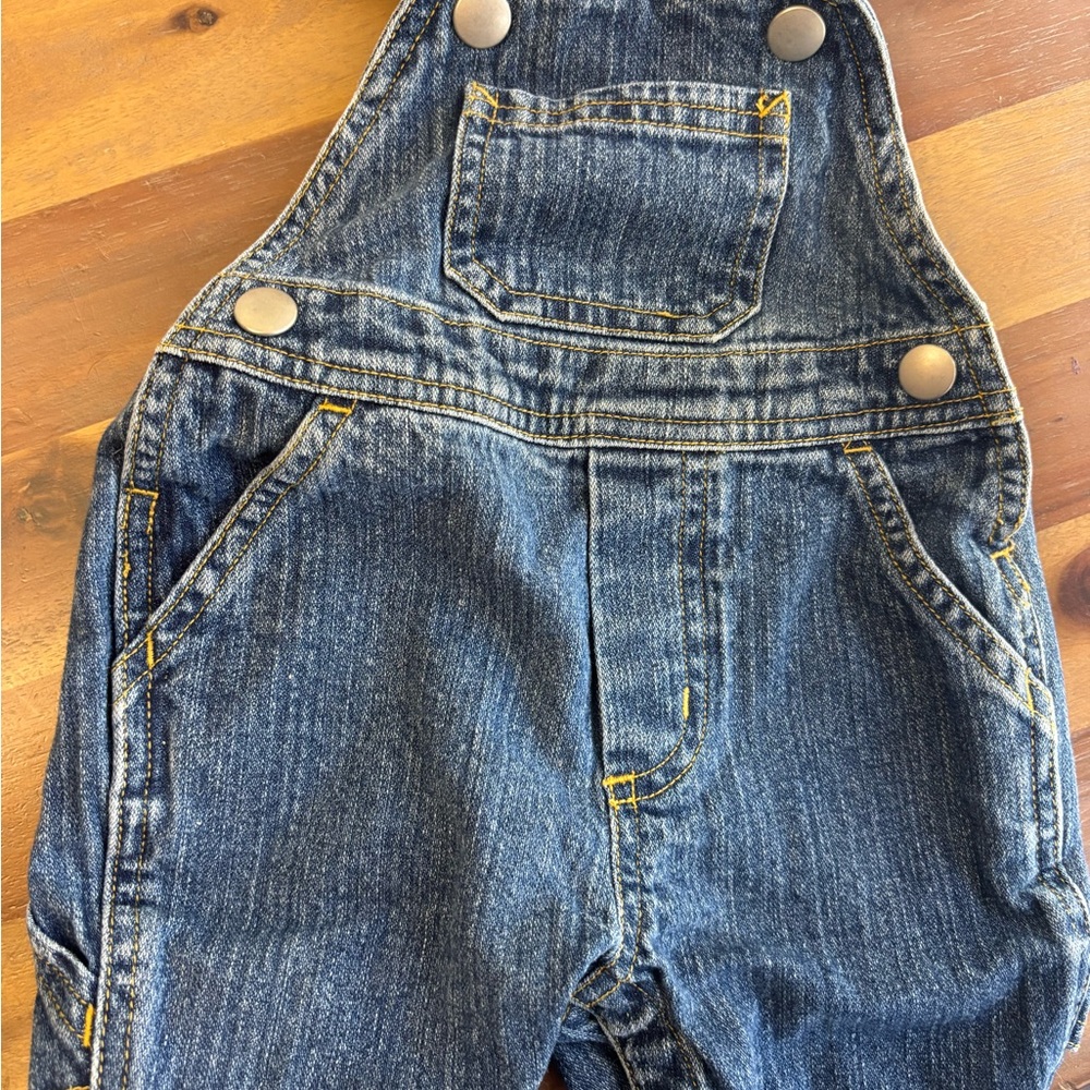 Hanna Andersson Classic Blue Denim Overalls